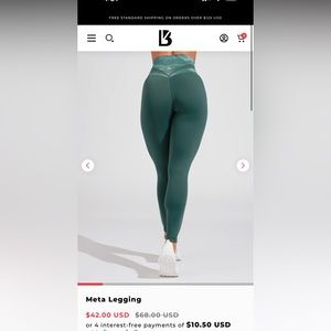 Meta Legging - Avo Green XL